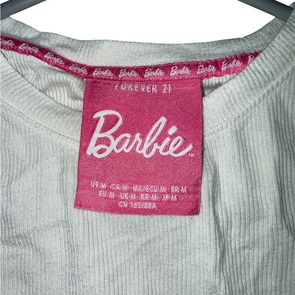 Y2K style Barbie embroidered long sleeve shirt - Picture 3 of 5